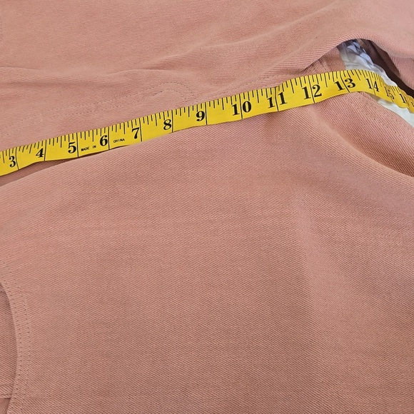 Still Here Childhood Salmon Jeans High-Waisted Button Fly Denim - Picture 10 of 11